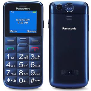 Panasonic KX-TU110 EXC Móvil para Mayores Botón SOS 1.77" DS Azul