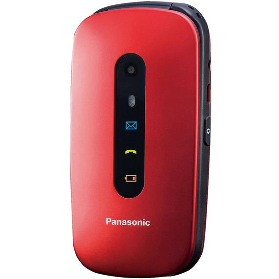 Panasonic KX-TU456 2.4" Teléfono para Mayores con SOS Rojo