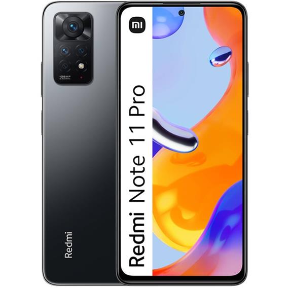 Xiaomi Redmi Note 11 Pro 4G 6.67" 8GB 128GB Gris Grafito