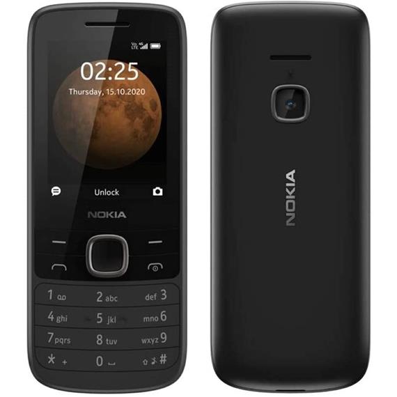 Nokia 225 4G 2.4" Radio FM Cámara Negro