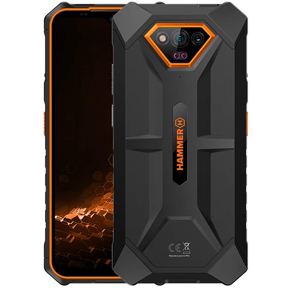 Hammer Iron V 6.5" 6GB 64GB NFC Rugerizado Naranja + Negro