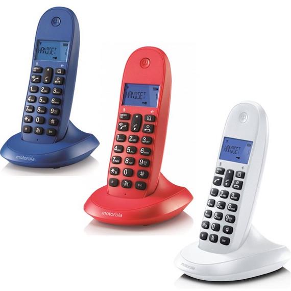 MOTOROLA C1003LB TRIPLE PACK RED/WHITE/BLUE