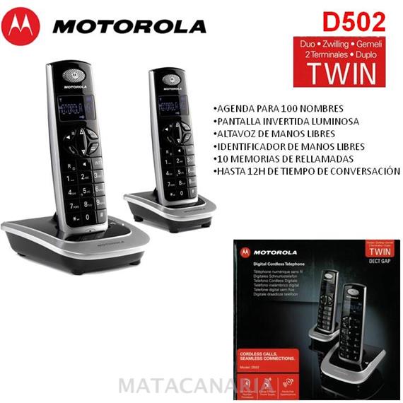 MOTOROLA DECT D502 DUO