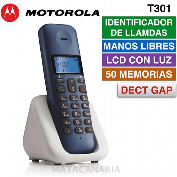 MOTOROLA DECT T301 BLUE