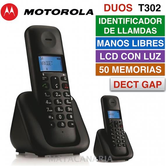 MOTOROLA DECT T302 BLACK