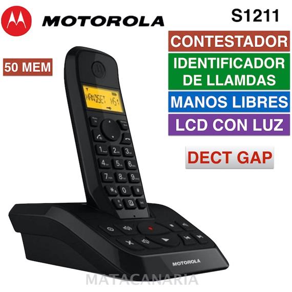 MOTOROLA S1211 DECT BLACK