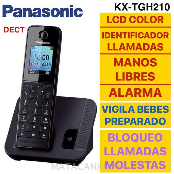 PANASONIC KX-TGH 210 BLACK