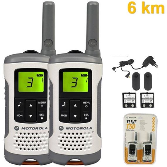 MOTOROLA T50 PACK DE 2 (6 KM)