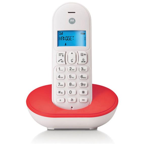 MOTOROLA T101 DECT BLANCO/CEREZA