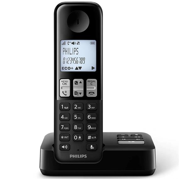 PHILIPS D2551B TELÉFONO DECT MANOS LIBRES CONTESTADOR