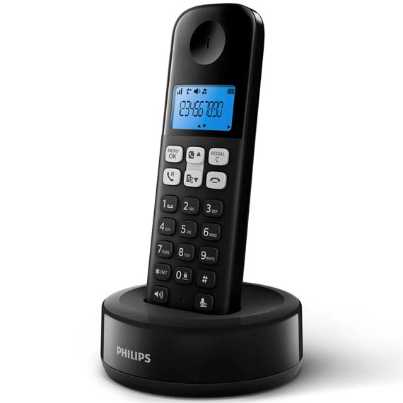 PHILIPS D1611B TELÉFONO DECT MANOS LIBRES NEGRO