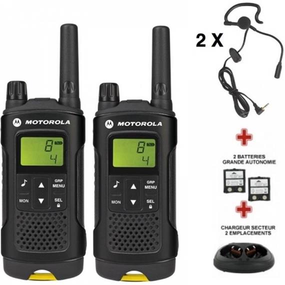 MOTOROLA XT180 PACK 2 WALKIES PROFESIONALES (10KM)