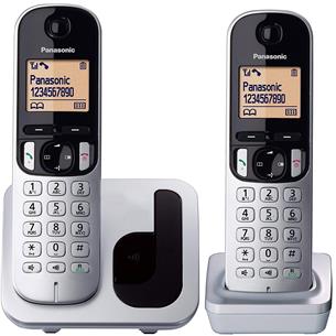 Panasonic KX-TGC212SPS Teléfono Duo Gris/Negro