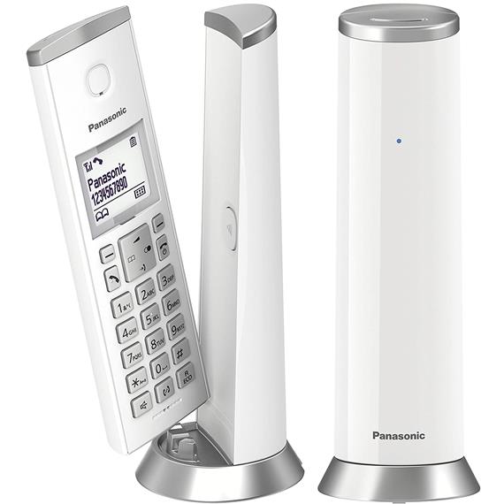 Panasonic KX-TGK212SPW Teléfono Inalámbrico Duo Blanco