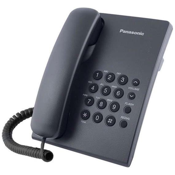 Panasonic KX-TS500EXB Teléfono Sobremesa Negro