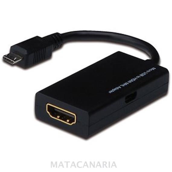 ADAPTADOR MICRO USB-HDMI MHL