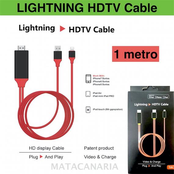 LIGHTNING HDTV CABLE 1 M