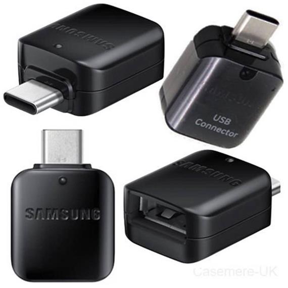 SAMSUNG ADAPTADOR OTG USB - USB-C BLACK (GH98-41288A)