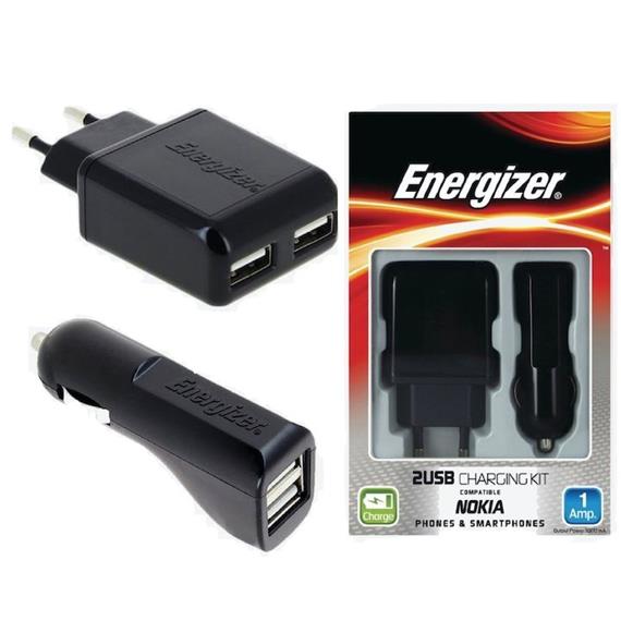 ENERGIZER 32UEUCMC2 2-1 USB+PARED 1 AMP