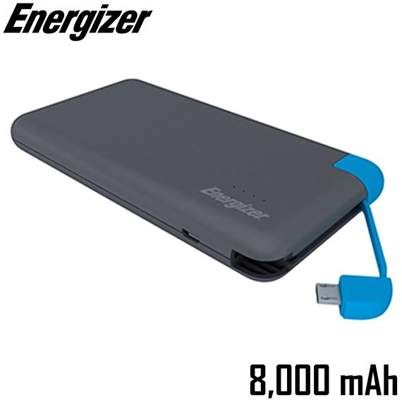 PW ENERGIZER UE8001 POWERBANK 8.000mAh GREY (6+1)