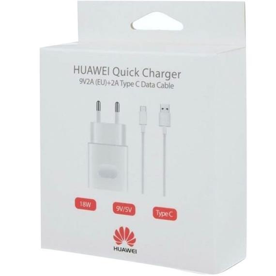 HUAWEI CARGADOR RÁPIDO AP32 + CABLE USB-C CAJA