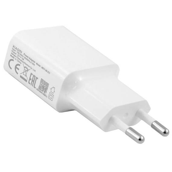 XIAOMI CARGADOR 2.0 AMP BLANCO BULK (MDY-08 EO)