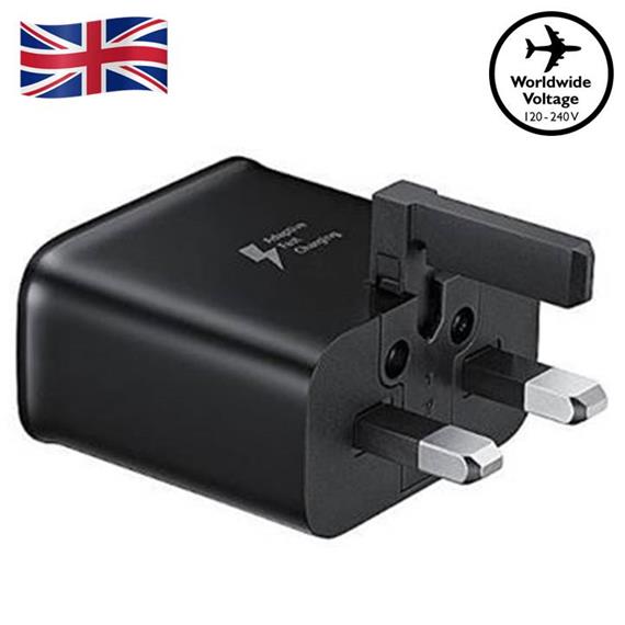 SAMSUNG CARGADOR DE VIAJE UK FAST CHARGER 2.0AMP (EP-TA200)