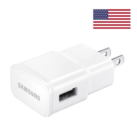 SAMSUNG CARGADOR DE VIAJE USA 2.0 AMP (EP-TA200) WHITE