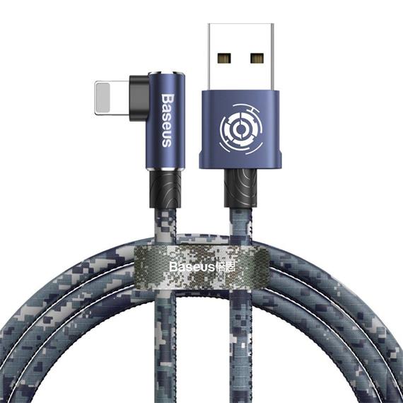 BASEUS CALMC-A03 CABLE LIGHTNING CAMOUFLAGE 2.4A 1M BLUE