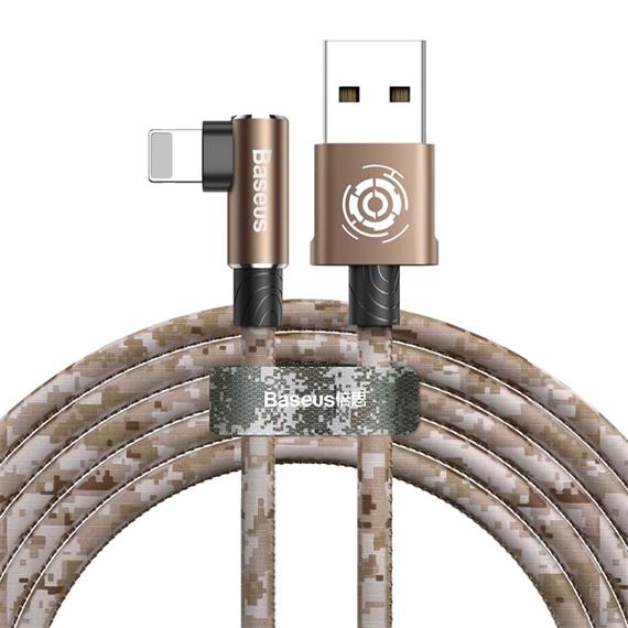 BASEUS CALMC-A12 CABLE LIGHTNING CAMOUFLAGE 2.4A 1M BROWN