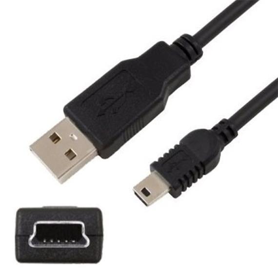 CABLE MINI USB BLACK BULK