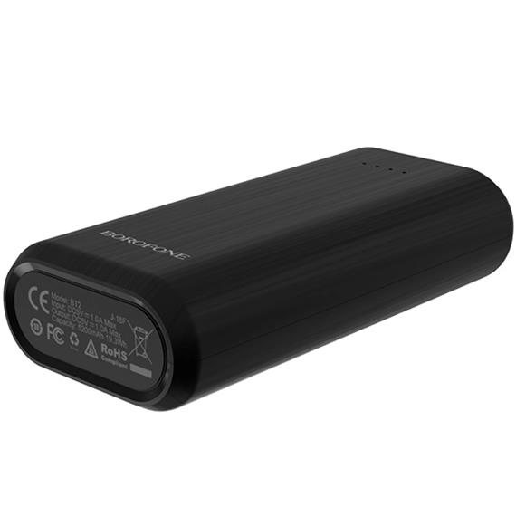 PW BOROFONE BT2 POWERBANK 5200 mAh BLACK