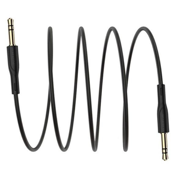 BOROFONE BL1 AUDIOLINK AUX AUDIO CABLE JACK  BLACK