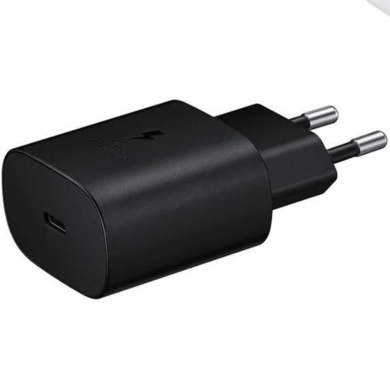 SAMSUNG EP-TA800EWE USB-C 2 FAST CHARGER (25W) BLACK BULK