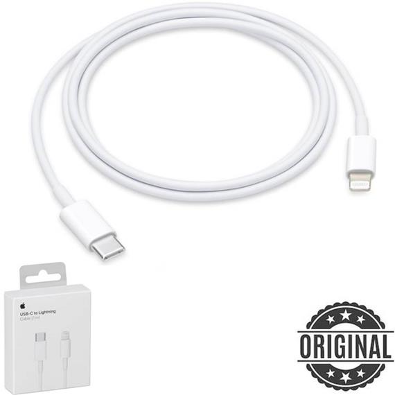 APPLE Cable USB-C a conector Lightning 1 Metro (MQGJ2ZM/A)