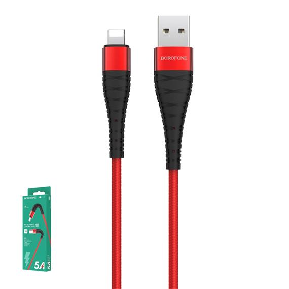 BOROFONE BX32 CABLE MUNIFICENT RED (LIGHTNING)