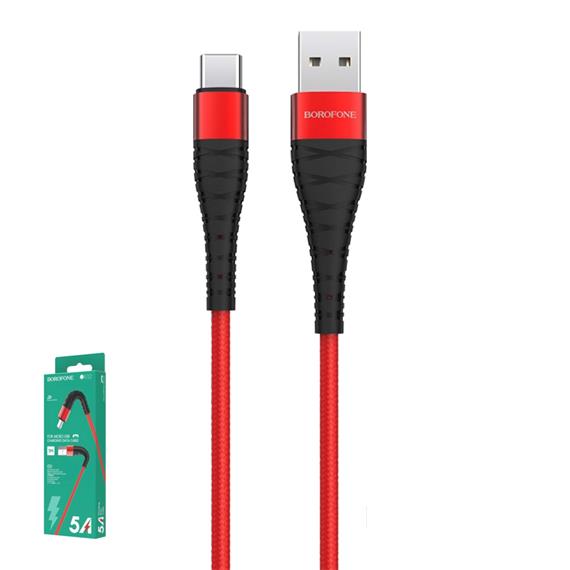 Cable USB a USB-C 1 m Borofone BX32 Munificent Rojo