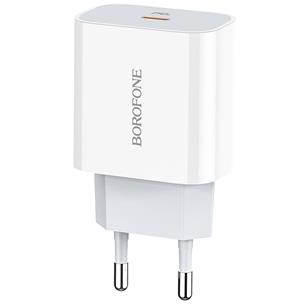 Cargador USB-C 20W Borofone BA38A Plus Blanco