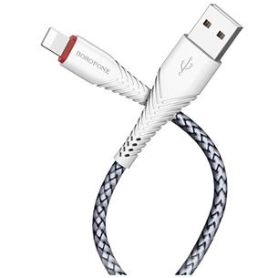 Cable USB a Lightning 1 metro Borofone BX25 Cable Reforzado Blanco