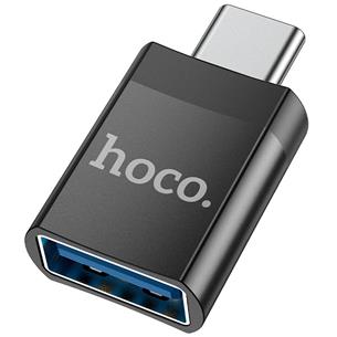 Hoco UA17 Adaptador USB-A a USB-C 3.0 Negro