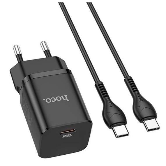 Hoco N19 Cargador PD25W USB-C con cable USB-C