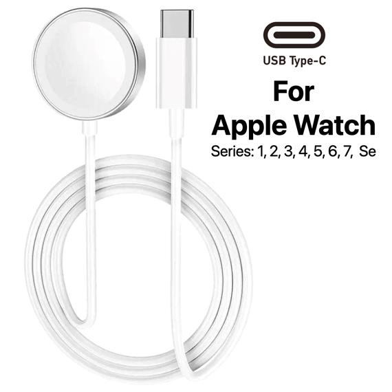 Cargador Inalámbrico para Apple Watch USB-C 15W Hoco CW39