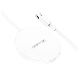 Cargador Magsafe 15W con USB-C Borofone BQ17 Blanco