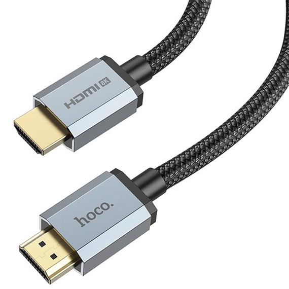 Cable HDMI HDTV 2.1 Ultra Hd 8K 1 m Hoco US03 Negro