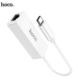 Hoco UA22 Adaptador USB-C a Ethernet 100 Mbps Blanco