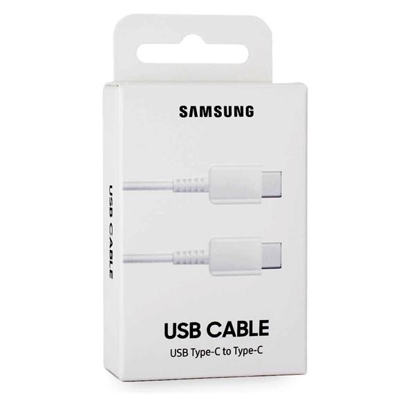 Samsung Cable Type C- Type C 1m Blanco (EP-DA705BWE)