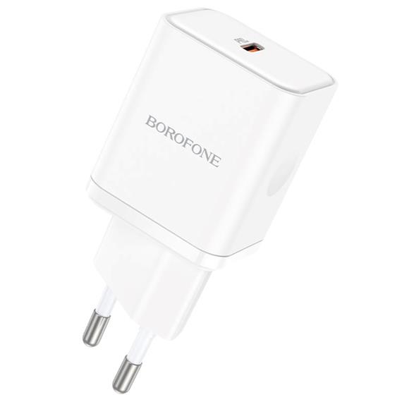 Cargador USB-C 20W Borofone BN6 Blanco