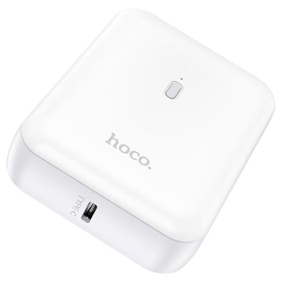 Powerbank 5.000 mAh USB y USB-C Hoco J96 Strider Compact Blanco