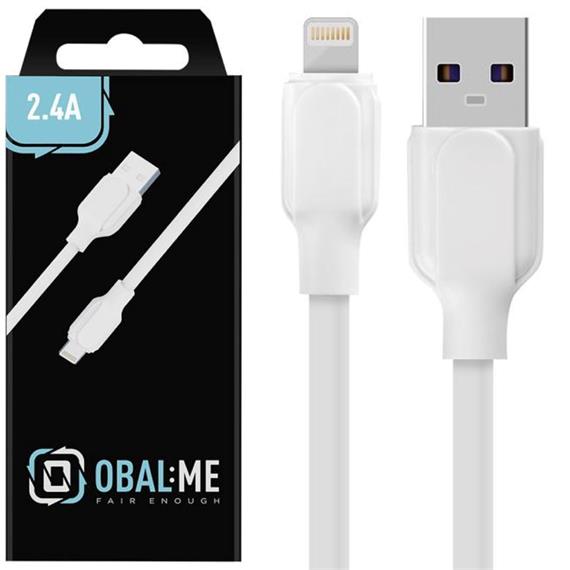 Cable USB-A a Lightning Obal:Me 1 Metro Blanco