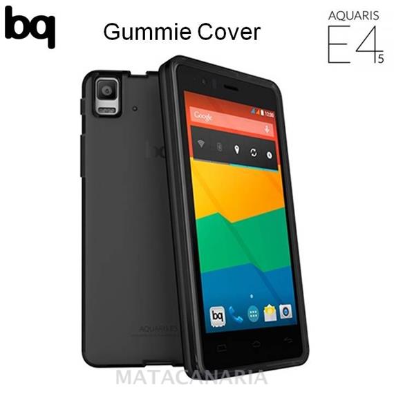 BQ AQUARIS E4.5 GUMMIE COVER BLACK